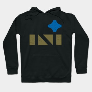 North Star Letter N Two Color Hoodie